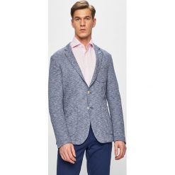 Pierre Cardin - Marynarka. Niebieskie garnitury męskie Pierre Cardin, bez wzorów, z elastanu, klasyczne. W wyprzedaży za 359,90 zł.