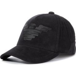 Czapka z daszkiem EMPORIO ARMANI - 637212 9A500 00020 Black. Czarne czapki męskie Emporio Armani, bez wzorów, z bawełny. Za 269,00 zł.