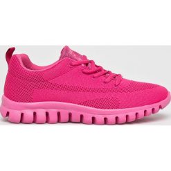Big Star - Buty. Czerwone buty sportowe damskie BIG STAR, bez wzorów, z materiału, sportowe. W wyprzedaży za 99,90 zł.