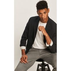 Lacoste - Marynarka. Niebieskie garnitury męskie Lacoste, bez wzorów, z wiskozy. W wyprzedaży za 1449,00 zł.