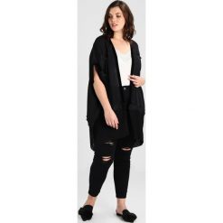 Bomberki damskie: Lost Ink Plus KIMONO Kurtka wiosenna black
