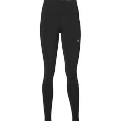 Asics Highwaist Tight W 154563-0904 leginsy damskie czarne XS. Czarne legginsy sportowe damskie Asics, s, bez wzorów, z elastanu, do biegania. W wyprzedaży za 199,99 zł.
