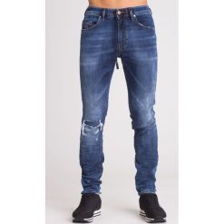 JOGGJEANS SKINNY FIT DIESEL THOMMER CB. Niebieskie jeansy męskie Diesel, m, z aplikacjami. Za 689,50 zł.