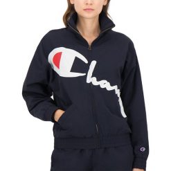 CHAMPION STATEMENT SCRIPT LOGO TRACK JACKET > 111659-BS501. Kurtki sportowe damskie Champion, l, z nadrukiem, z materiału, bez kaptura. Za 379,99 zł.