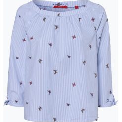 S.Oliver Casual - Bluzka damska, niebieski. Niebieskie bluzki damskie marki s.Oliver Casual, s, z nadrukiem, casualowe, bez kołnierzyka, bez rękawów. Za 119,95 zł.