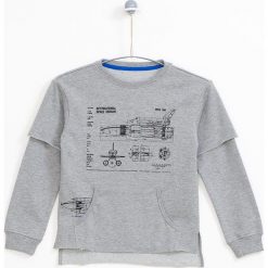 Lemon Explore - Longsleeve dziecięcy 122-164 cm. Szare t-shirty chłopięce marki LEMON explore, z nadrukiem, z bawełny, z długim rękawem. W wyprzedaży za 59,90 zł.