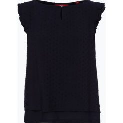 S.Oliver Casual - Damska bluzka bez rękawów, niebieski. Niebieskie bluzki damskie marki s.Oliver Casual, s, bez wzorów, casualowe, z falbankami, bez rękawów. Za 119,95 zł.