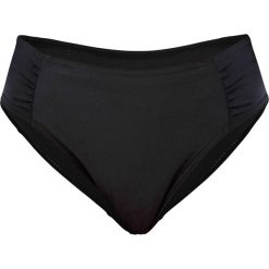 Figi bikini bonprix czarny. Czarne stroje kąpielowe damskie bonprix, z nadrukiem. Za 49,99 zł.