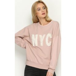 Bluzy damskie: Różowa Bluza NoYoCo