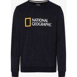National Geographic - Męska bluza nierozpinana, niebieski. Niebieskie bluzy męskie National Geographic, xl, bez wzorów, bez kołnierzyka, bez rękawów, bez kaptura. Za 299,95 zł.