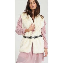 Biała Kamizelka Fluffy. Białe kamizelki damskie other, l. Za 99,99 zł.