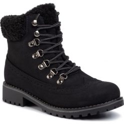 Trapery CLARA BARSON - SWS722-26A Black. Czarne trapery damskie Clara Barson, ze skóry ekologicznej, bez obcasa, bez zapięcia. Za 139,99 zł.