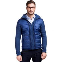 Sweter GERMANO SWG000004. Czerwone swetry rozpinane męskie marki Cropp, l, z kapturem. Za 499,00 zł.