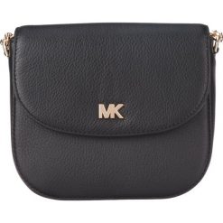 Michael Kors Mott Cross body bag Czarny. Czarne torebki klasyczne damskie Michael Kors, w paski, ze skóry, bez dodatków. Za 783,95 zł.