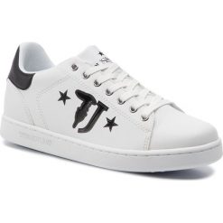 Sneakersy TRUSSARDI JEANS - 77A00173 K299. Białe sneakersy męskie Trussardi Jeans, na co dzień, bez wzorów, z jeansu, bez zapięcia. Za 429,00 zł.