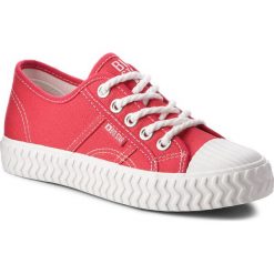 Trampki BIG STAR - AA274A026 Red. Czerwone półbuty damskie BIG STAR, bez wzorów, z gumy, bez zapięcia. Za 109,00 zł.