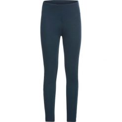 Legginsy z paskiem z boku nogawki bonprix ciemnoniebiesko-kremowy. Niebieskie legginsy damskie bonprix, w paski. Za 84,99 zł.