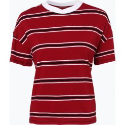Tommy Jeans - T-shirt damski, czerwony. Czerwone t-shirty damskie Tommy Jeans, s, w paski, z jeansu. Za 199,95 zł.