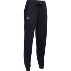 Bryczesy damskie: Under Armour Spodnie Dresowe Tech Pant Solid Black Metallic Silver S