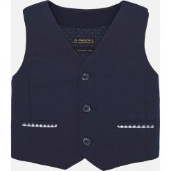 Mayoral - Kamizelka dziecięca 68-98 cm. Niebieskie kamizelki chłopięce Mayoral, bez wzorów, z tkaniny, eleganckie, bez kołnierzyka, bez kaptura. Za 115,90 zł.