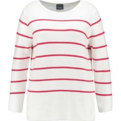 Swetry klasyczne damskie: Persona by Marina Rinaldi AFRICA Sweter white with red