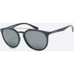 Emporio Armani - Okulary. Czarne okulary przeciwsłoneczne damskie marki Emporio Armani, owalne. Za 469,90 zł.