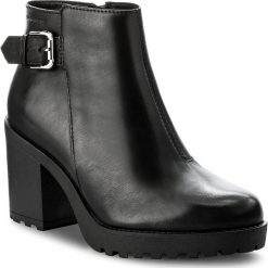 Botki VAGABOND - Grace 4456-101-20 Black. Czarne buty zimowe damskie Vagabond, ze skóry. W wyprzedaży za 279,00 zł.