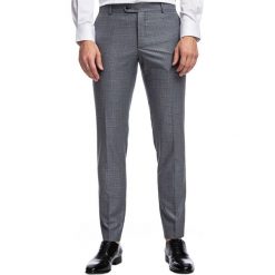 Spodnie LEONARDO GDPS900324. Szare spodnie męskie Giacomo Conti, m, bez wzorów, eleganckie. Za 399,00 zł.