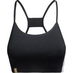 Top MONREAL LONDON. Czarne topy damskie Monreal London, z nadrukiem, z dzianiny, bez kołnierzyka. W wyprzedaży za 330,00 zł.