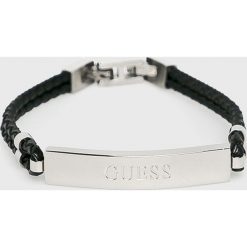 Guess Jeans - Bransoletka. Szare bransoletki męskie Guess Jeans, ze stali. W wyprzedaży za 139,90 zł.