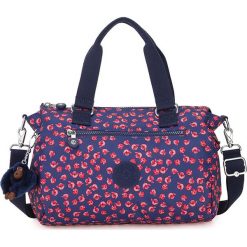 Torebka w kolorze różowo-fioletowym - 30 x 22 x 15 cm. Różowe torebki klasyczne damskie Kipling, w paski, z poliesteru, na ramię, bez dodatków. W wyprzedaży za 169,95 zł.