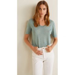 Mango - Top Coko2. Szare topy damskie Mango, l, z dzianiny. Za 69,90 zł.