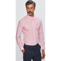 Polo Ralph Lauren - Koszula. Różowe koszule męskie Polo Ralph Lauren, s, w paski, z bawełny, casualowe, polo, z długim rękawem. Za 469,90 zł.
