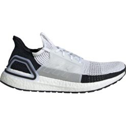 Buty adidas Ultraboost 19 M Biało-Grafitowe. Szare buty sportowe męskie Adidas, z tkaniny, bez zapięcia, do biegania. Za 561,99 zł.