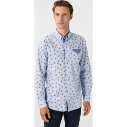 Jack & Jones Arnoldie Koszula Niebieski. Niebieskie koszule męskie Jack & Jones, s, bez wzorów, z bawełny, bez kołnierzyka, z długim rękawem. Za 175,95 zł.