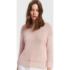 Sweter z zabudowanym dekoltem - Różowy. Różowe kardigany damskie marki Reserved, s. Za 99,99 zł.