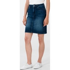 Tommy Hilfiger Rome Spódnica Niebieski. Niebieskie spódniczki damskie TOMMY HILFIGER, bez wzorów, z elastanu. Za 428,95 zł.