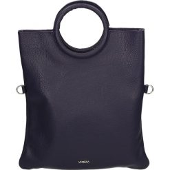 Torba - 175-004P-O VI. Szare torebki klasyczne damskie Venezia, ze skóry. Za 199,00 zł.