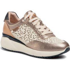 Sneakersy PIKOLINOS - W6Z-6869CLC2 Stone. Żółte półbuty damskie Pikolinos, ze skóry. W wyprzedaży za 419,00 zł.