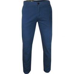 Niebieskie Casualowe Męskie Spodnie -VERRS- Zwężane, Chinosy, Bawełniane z Lycrą, Granatowe SPVERRS007jeans. Niebieskie spodnie męskie Verrs, m, bez wzorów, z bawełny. W wyprzedaży za 89,00 zł.