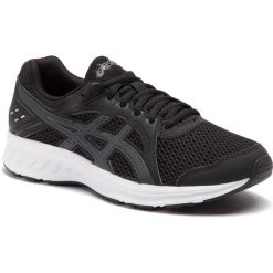 Buty ASICS - Jolt 2 1011A167 Black/Steel Grey 001. Czarne buty sportowe męskie Asics, ze skóry ekologicznej, bez zapięcia, do biegania. Za 199,00 zł.
