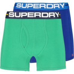 Superdry SPORT BOXER 2 PACK Panty regal blue/bright state green. Niebieskie bokserki męskie marki Polo Ralph Lauren, m, z bawełny. Za 129,00 zł.