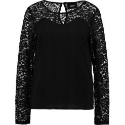 Object OBJLACE TOP Bluzka black. Czarne bluzki damskie marki Object, xs, z materiału. W wyprzedaży za 134,10 zł.