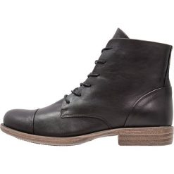 Botki damskie: Pier One Botki sznurowane black