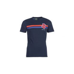 T-shirty z krótkim rękawem Jack Jones JORTILMAN. Niebieskie t-shirty męskie Jack & Jones, s, bez wzorów, bez kołnierzyka, krótkie. Za 79,00 zł.