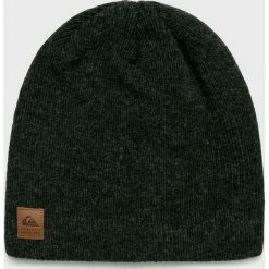 Quiksilver - Czapka. Szare czapki męskie marki Quiksilver, na zimę, z poliesteru. W wyprzedaży za 99,90 zł.