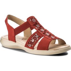 Sandały damskie: Sandały CAPRICE – 9-28601-20 Red Nubuc 544
