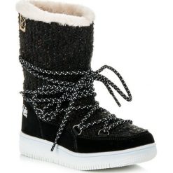 BUTY ZIMOWE. Czarne buciki niemowlęce chłopięce KYLIE, na zimę. Za 79,90 zł.