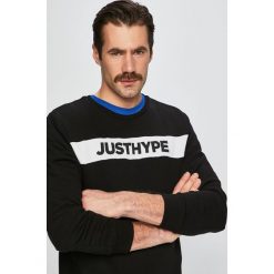 Hype - Bluza. Czarne bluzy męskie Hype, s, z nadrukiem, z bawełny, z okrągłym kołnierzem, bez rękawów, bez kaptura. W wyprzedaży za 129,90 zł.