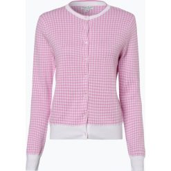 Marie Lund - Kardigan damski, różowy. Różowe swetry damskie Marie Lund, xs, w kratkę, eleganckie, bez rękawów, bez kaptura. Za 229,95 zł.